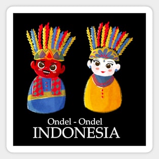 ondel ondel couple by xoalsohanifa Magnet